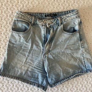Zara Denim Mom Short